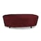Eevelle Meridian Rectangular Table Cover, Burgundy, 60 in L x 36 in W x 25.5 in H MDTRTCS-BRG - alternate 1
